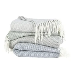 Casual Comfort Herringbone Lightweight Throw