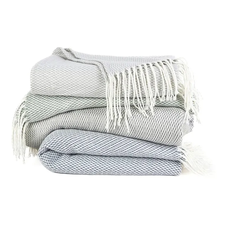 Casual Comfort Herringbone Lightweight Throw