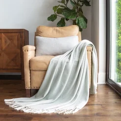 Casual Comfort Herringbone Lightweight Throw