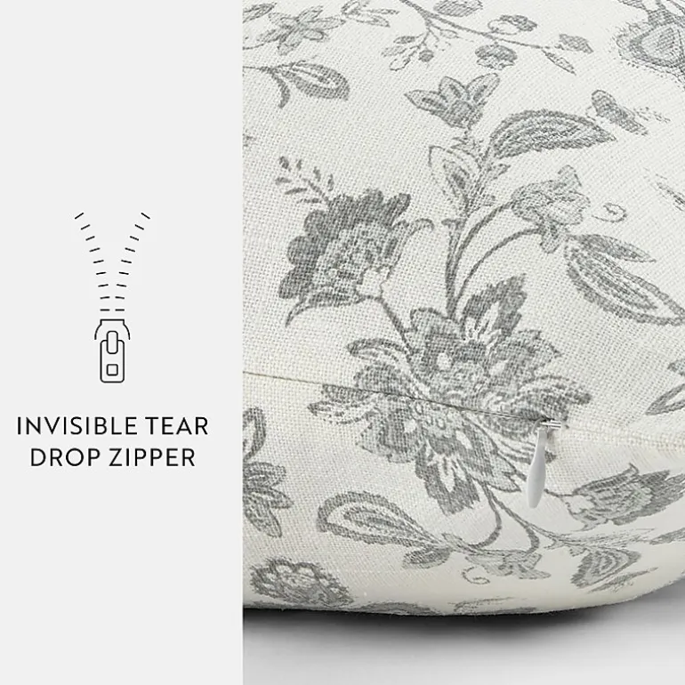 Casual Comfort Jacobean Cotton Square Throw Pillow