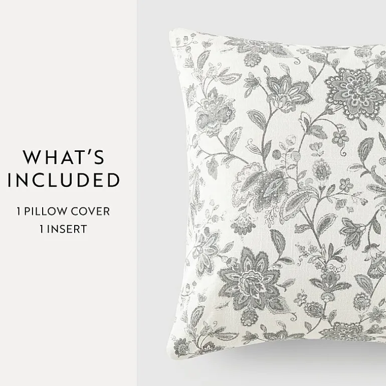Casual Comfort Jacobean Cotton Square Throw Pillow