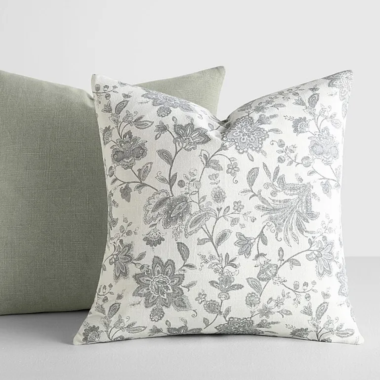 Casual Comfort Jacobean Floral 2-pc. Square Throw Pillow Set