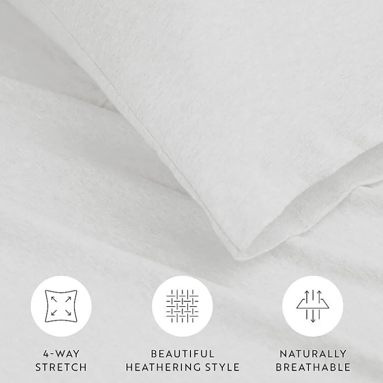 Casual Comfort Jersey Knit Deep Pocket Sheet Set