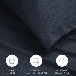 Casual Comfort Jersey Knit Deep Pocket Sheet Set