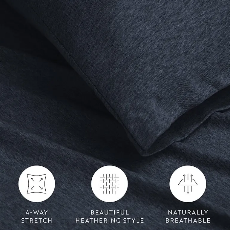 Casual Comfort Jersey Knit Deep Pocket Sheet Set