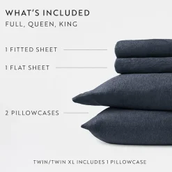 Casual Comfort Jersey Knit Deep Pocket Sheet Set