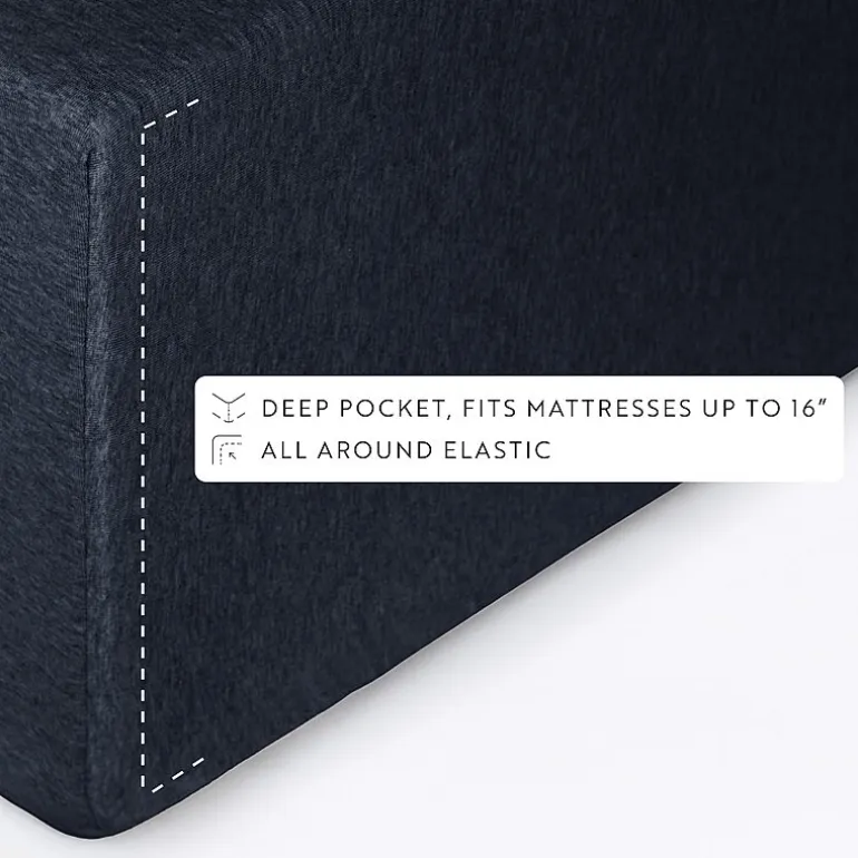 Casual Comfort Jersey Knit Deep Pocket Sheet Set