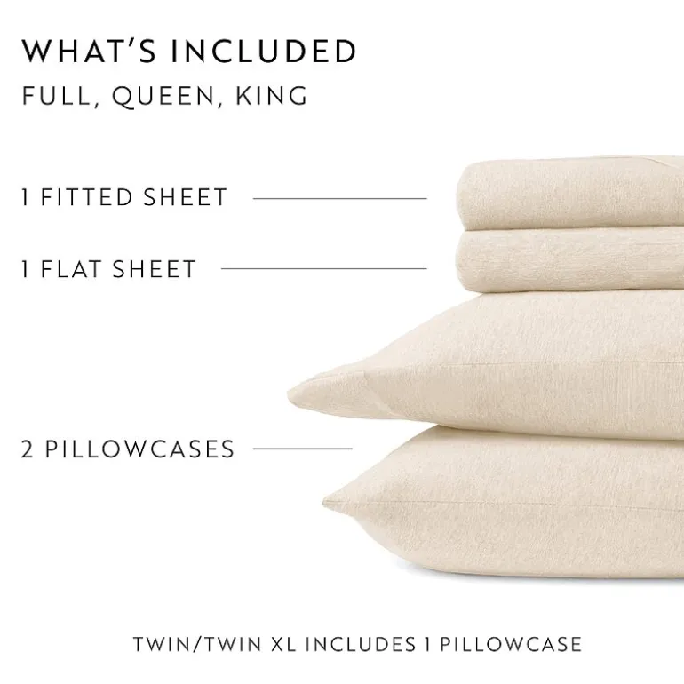 Casual Comfort Jersey Knit Deep Pocket Sheet Set