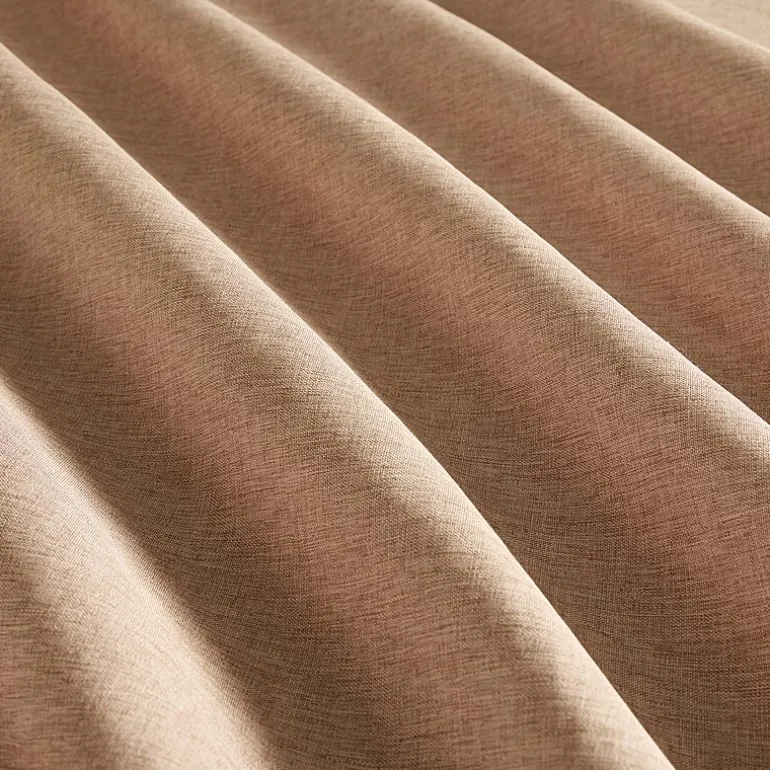 Casual Comfort Linen-Look Solid Shower Curtain