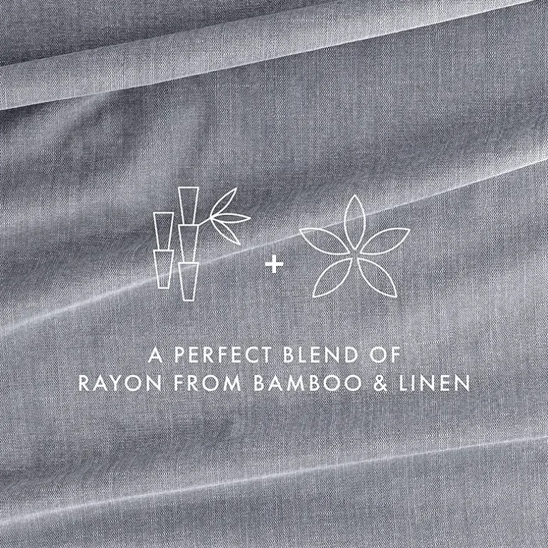 Casual Comfort Linen Rayon From Bamboo Deep Pocket Sheet Set