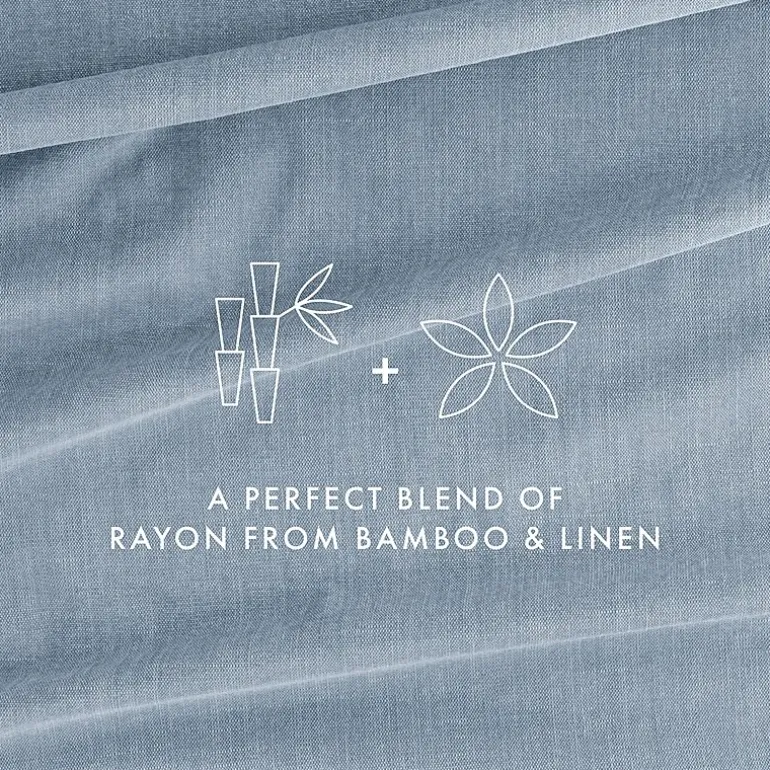 Casual Comfort Linen Rayon From Bamboo Deep Pocket Sheet Set