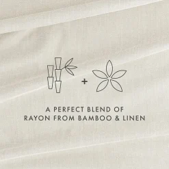Casual Comfort Linen Rayon From Bamboo Deep Pocket Sheet Set