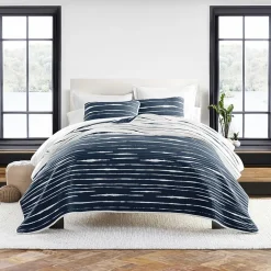 Casual Comfort Lines REVERSIBLE Quilt Set
