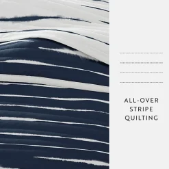 Casual Comfort Lines REVERSIBLE Quilt Set