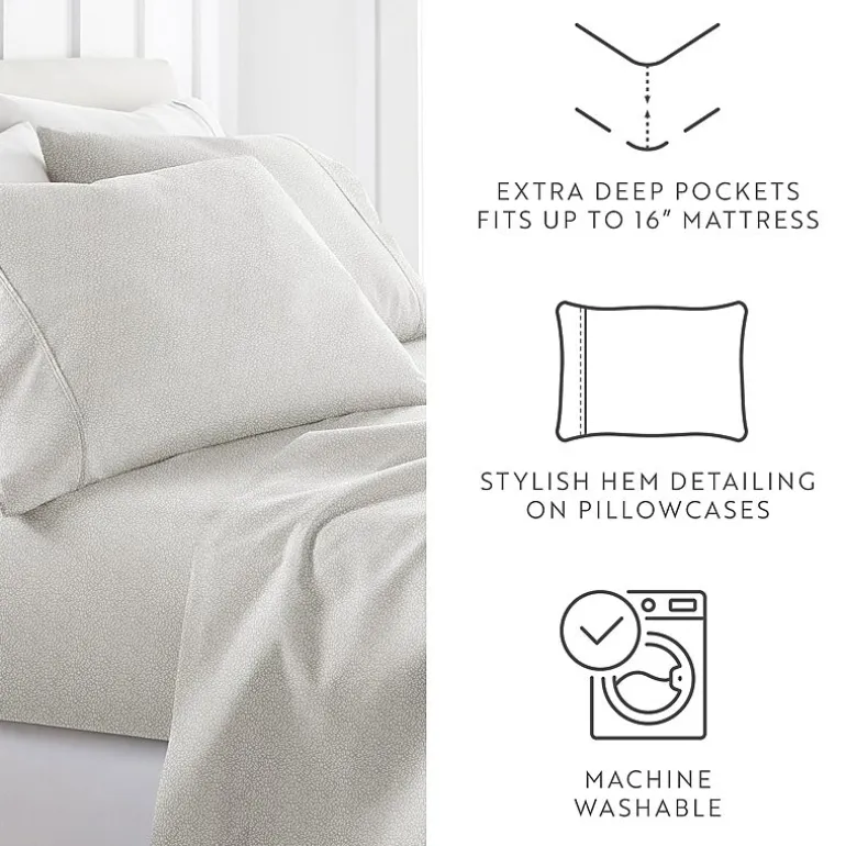 Casual Comfort Modern Circles Patterned Sheet Set