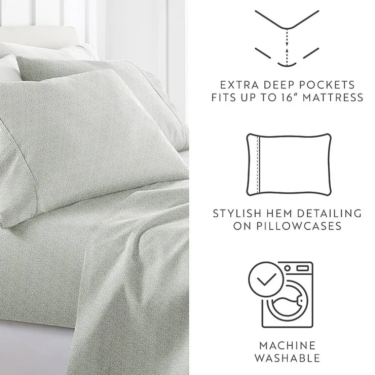 Casual Comfort Modern Circles Patterned Sheet Set