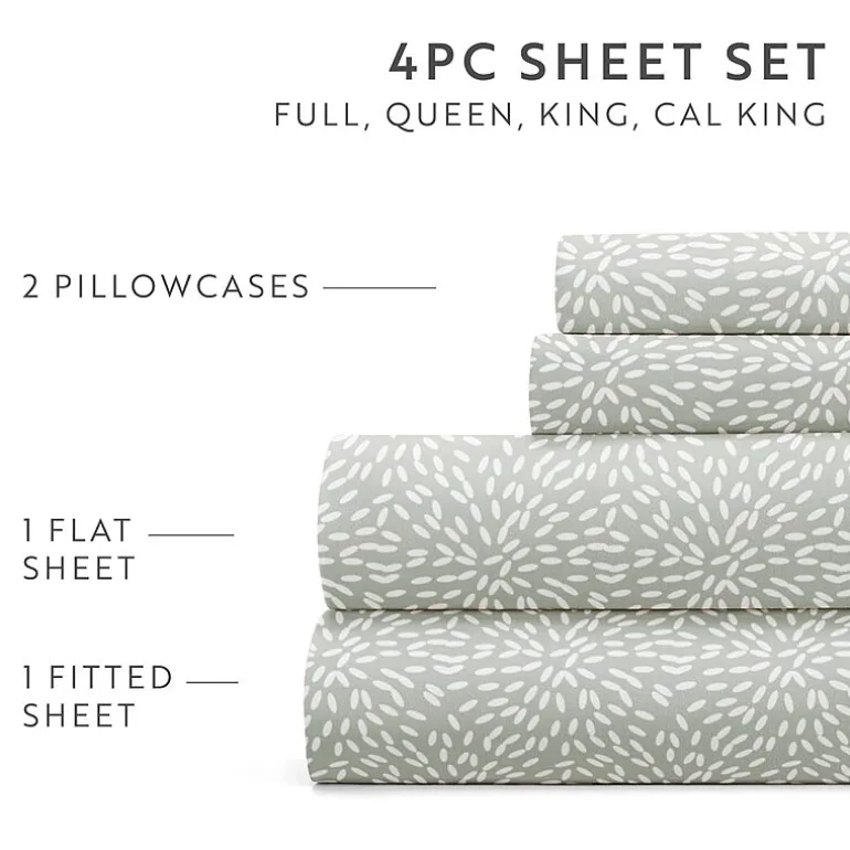 Casual Comfort Modern Circles Patterned Sheet Set