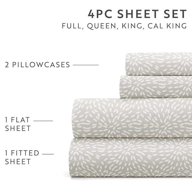Casual Comfort Modern Circles Patterned Sheet Set