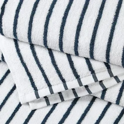 Casual Comfort 4-Pack Cabana Stripe Beach Pool Towels - 100% Absorbent Cotton, 35 X 65