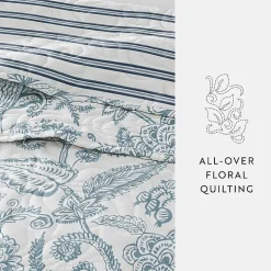 Casual Comfort Pattern Modern Reversible Quilt Set