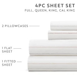 Casual Comfort 4-Pc Ultra Soft Pattern Sheet Set