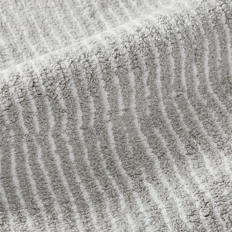 Casual Comfort Pinstripe Cotton Bath Rug