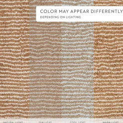 Casual Comfort Pinstripe Cotton Bath Rug