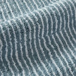 Casual Comfort Pinstripe Cotton Bath Rug