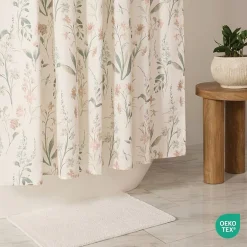Casual Comfort Polyester Printed Shower Curtain