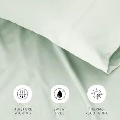 Casual Comfort Premium Rayon From Bamboo Luxury Bed Sheet Set