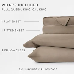 Casual Comfort Premium Rayon From Bamboo Luxury Bed Sheet Set