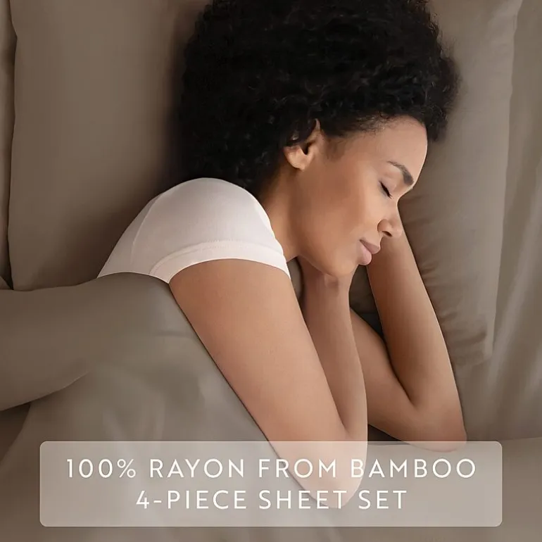 Casual Comfort Premium Rayon From Bamboo Luxury Bed Sheet Set