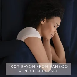 Casual Comfort Premium Rayon From Bamboo Luxury Bed Sheet Set