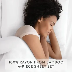 Casual Comfort Premium Rayon From Bamboo Luxury Bed Sheet Set