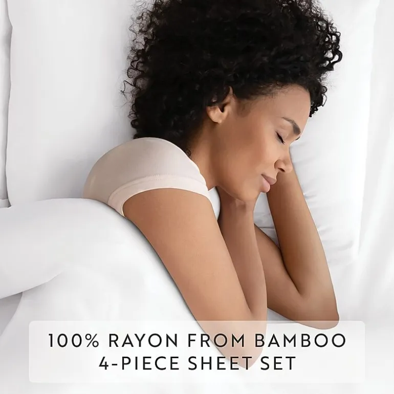 Casual Comfort Premium Rayon From Bamboo Luxury Bed Sheet Set
