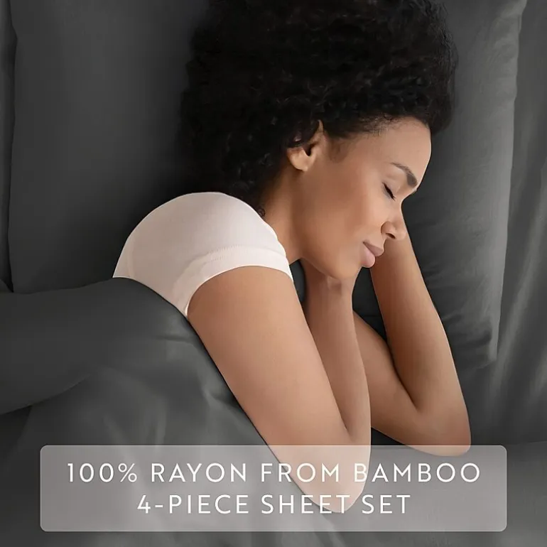 Casual Comfort Premium Rayon From Bamboo Luxury Bed Sheet Set