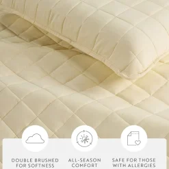 Casual Comfort Premium Ultra Soft Square Pattern Quilted Coverlet Set