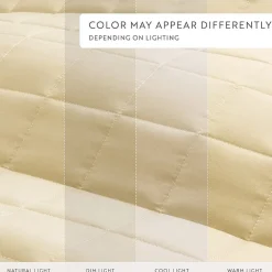 Casual Comfort Premium Ultra Soft Square Pattern Quilted Coverlet Set