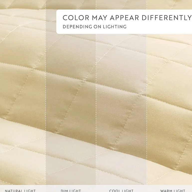 Casual Comfort Premium Ultra Soft Square Pattern Quilted Coverlet Set
