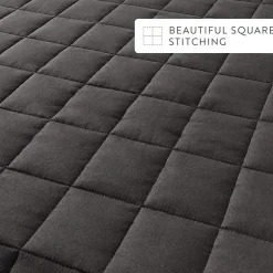 Casual Comfort Premium Ultra Soft Square Pattern Quilted Coverlet Set