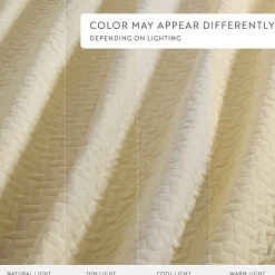 Casual Comfort Premium Ultra Soft Herringbone Pattern Quilted Coverlet Set