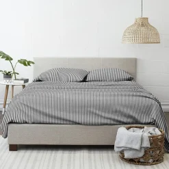 Casual Comfort™ Premium Ultra Soft Ribbon Pattern Microfiber Wrinkle Free Sheet Set