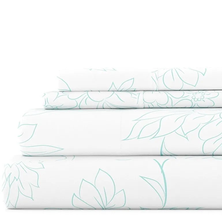 Casual Comfort™ Premium Ultra Soft Vine Pattern Microfiber Wrinkle Free Sheet Set