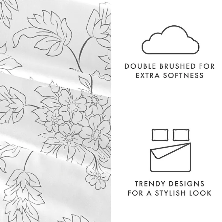 Casual Comfort™ Premium Ultra Soft Vine Pattern Microfiber Wrinkle Free Sheet Set