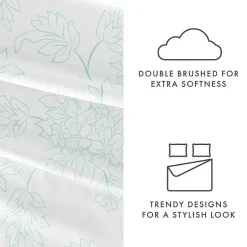 Casual Comfort™ Premium Ultra Soft Vine Pattern Microfiber Wrinkle Free Sheet Set