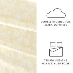 Casual Comfort™ Premium Ultra Soft Wheat Pattern Microfiber Wrinkle Free Sheet Set