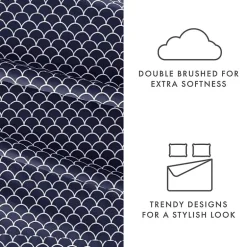 Casual Comfort™ Premium Ultra Soft Scallops Pattern Sheet Set