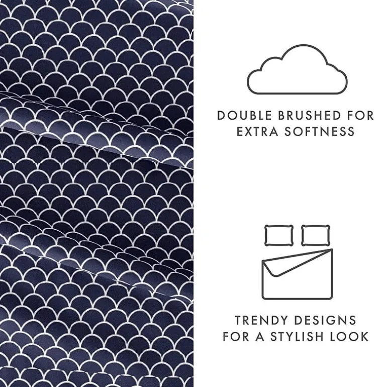 Casual Comfort™ Premium Ultra Soft Scallops Pattern Sheet Set