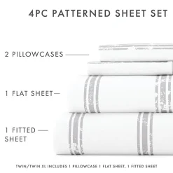 Casual Comfort™ Premium Ultra Soft Microfiber Pattern Sheet Sets