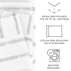 Casual Comfort™ Premium Ultra Soft Microfiber Pattern Sheet Sets